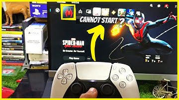 How to Fix Cannot Start The Game or App on PS5