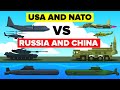 USA and NATO vs RUSSIA and CHINA - Who Would Win? - Military / Army Comparison