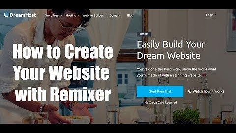 How to Create Your Website with Remixer