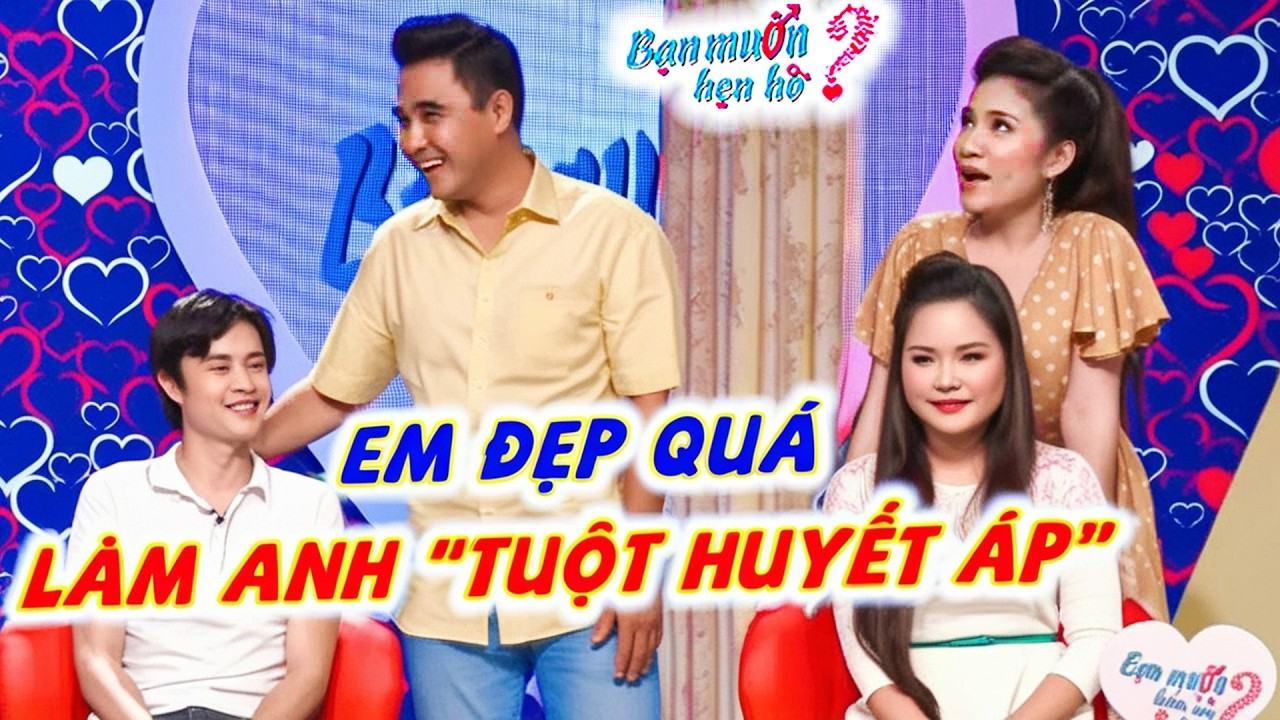 Chàng nhát gái XÉM XỈU vì bạn gái QUÁ XINH khiến Quyền Linh Cát Tường cười lăn lóc | Bạn Muốn Hẹn Hò