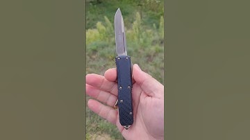 MICROTECH 231-13APCFS UTX-85 SIGNATURE SERIES AUTO OTF BRONZE BLADE, CARBON FIBER