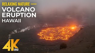 4K Kilauea Volcano Eruption - Mesmerizing Bubbling Lava in the Heart of the Big Island, Hawaii