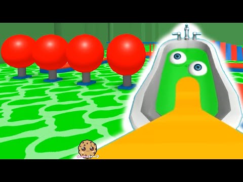 Swimming In Green Pool Let's Play Random Roblox Games Video