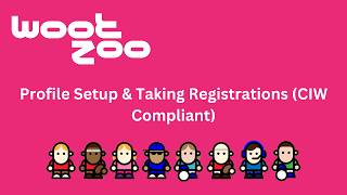 Wootzoo: Wales' Childcare Management Platform. Profile Setup & Taking Registrations (CIW Compliant)
