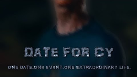 Official Film Trailer "Date for Cy" (Film Editing and DP by Jordan Ramitt)