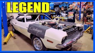 1970 Dodge Challenger Starts Up  Iconic Movie Car ROARS!