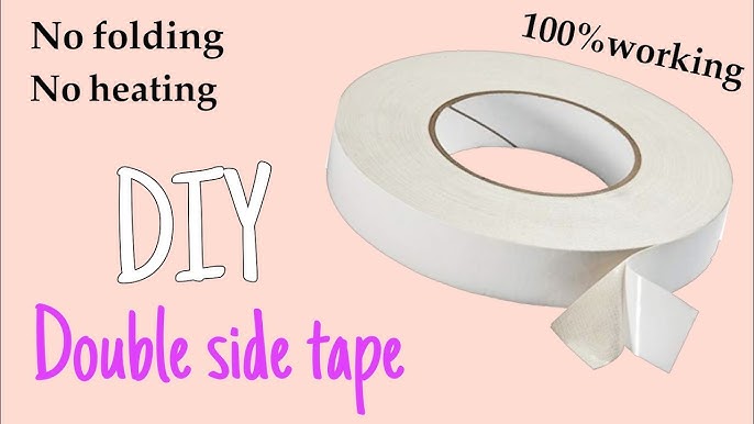 How to make double sided tape at your home _ DIY double sided tape