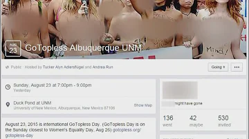 Group celebrates topless protest on UNM campus