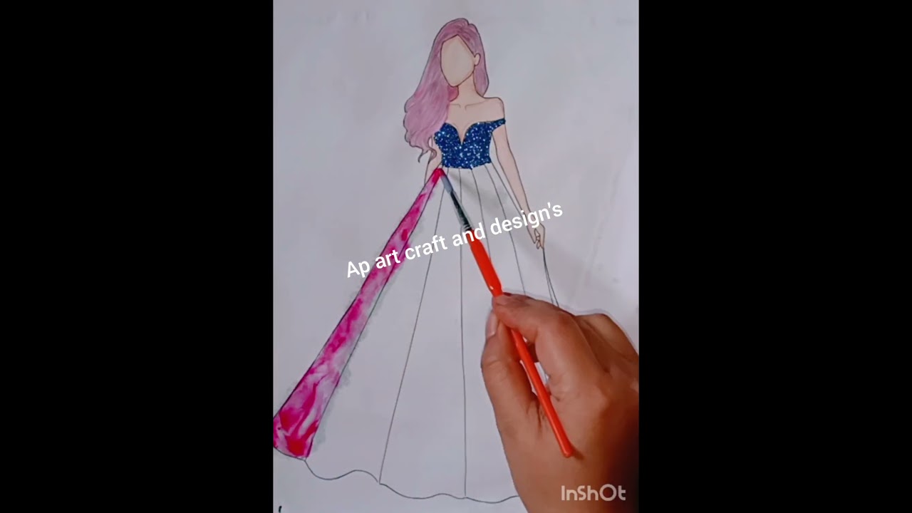 Multicolor dress art 