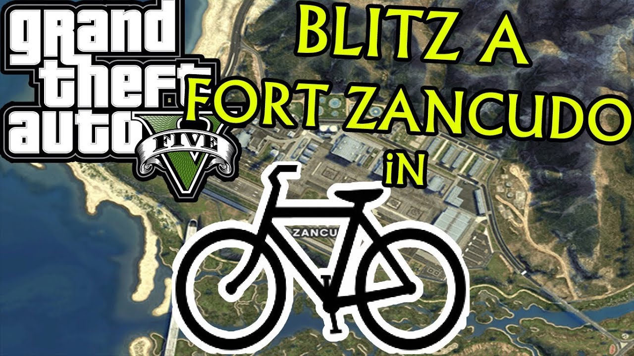 GTA V: Blitz a Fort Zancudo IN BICICLETTA!! [St3pNy]