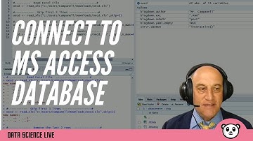Data Science Live - Connect to Microsoft Access Database