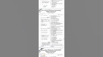 BRABU muzaffarpur TDC part-1 session 2022-2025 centre/college list 2023