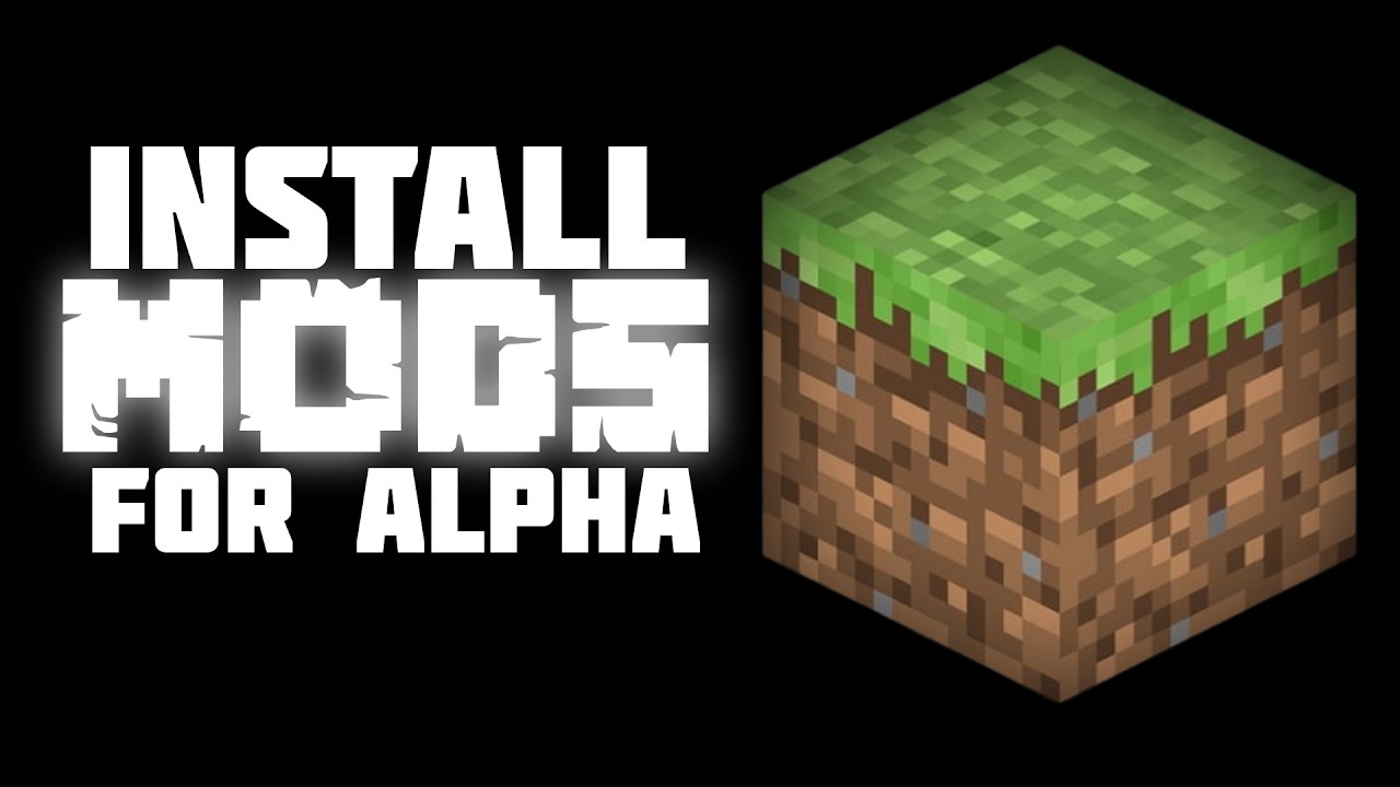 How to install mods on Minecraft Alpha - YouTube