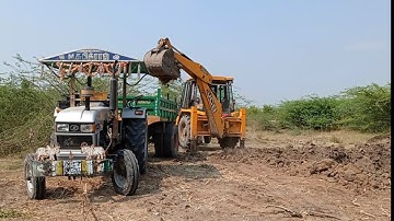 New Eicher 485 power plus tractor with full loaded Trolley | john deere Tractor power |#MVKT