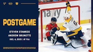 Steven Stamkos & Andrew Brunette - Postgame: Dec. 4, 2025