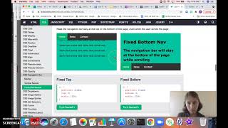 Making a navigation bar with HTML and CSS