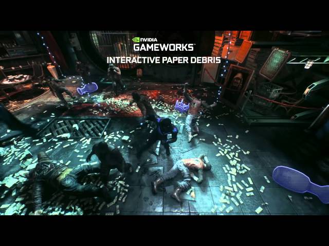 Batman: Arkham Knight is a 45GB download, check out this Nvidia GameWorks  video