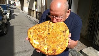 street food Palermo - max sfincione con ricotta a Bagheria
