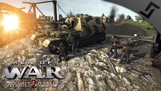 6v6 Railroad Defense w/ Elefant - Robz Mod - Men of War: Assault Squad 2 Multiplayer Gameplay