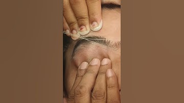 Eyebrow threading #shorts #shortvideo #eyebrowthreading #eyebrow #eyebrowthreadingtutorial