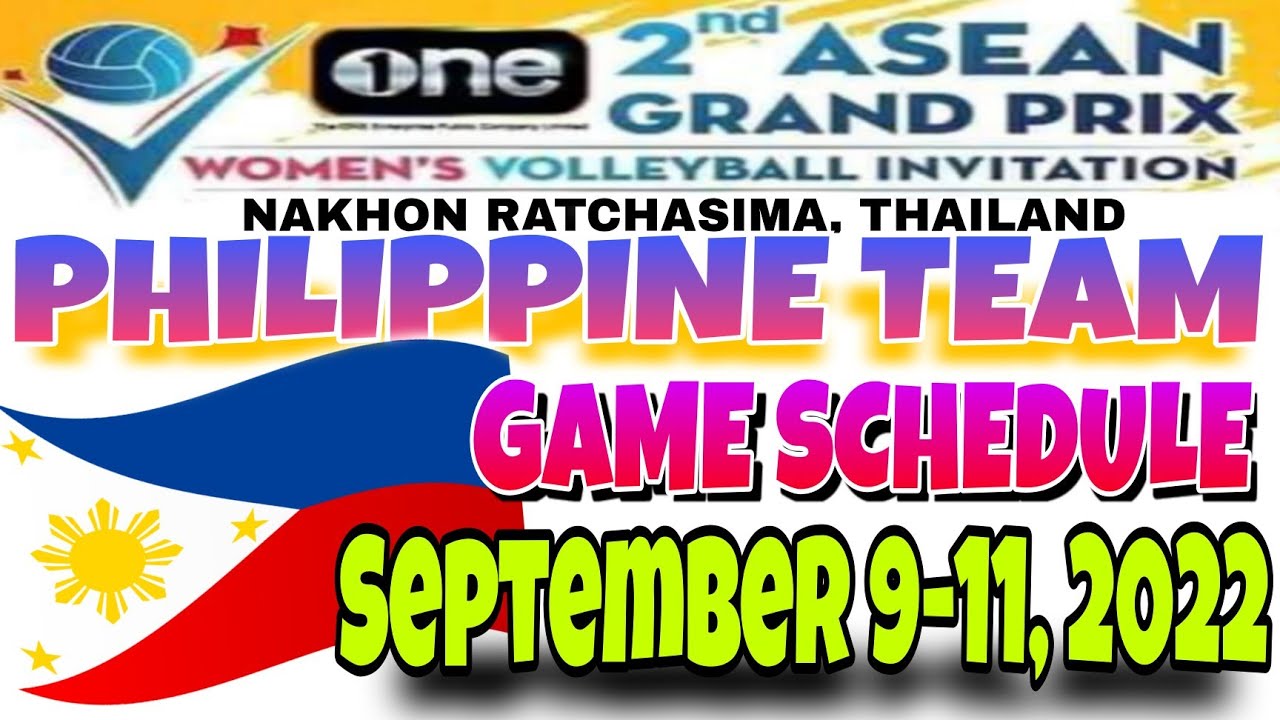 ASEAN GRAND PRIX PHILIPPINES SCHEDULE SEPTEMBER 911, 2022 YouTube