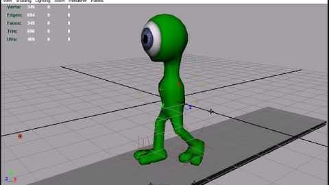 Alien Animation in Maya