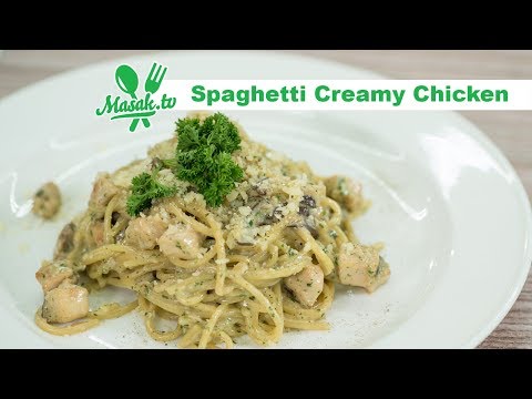 Video: Spaghetti Dengan Ayam Dalam Saus Susu