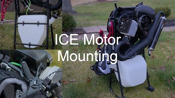 V2 SP140 ICE Paramotor engine mounting