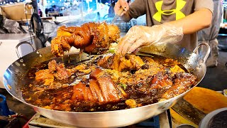 Amazing BANGKOK&#39;s STREET FOOD at Liab Duan Night Market l Thailand Street Food