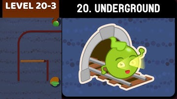 Dig it! Chapter 20 Underground  -  Level 20-3 - Solution