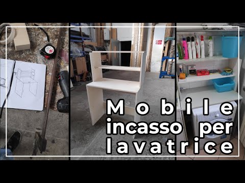 Mobile incasso per lavatrice - #JpGarage