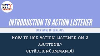 How to use of ActionEvent on 2 JButtons ?  | Java Swing Tutorial #017