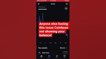Coinbase not showing a balance #shorts #shortvideo #crypto #coinbase #investment #cryptocurrency