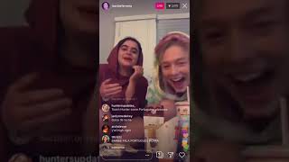 Barbie Ferreira and Hunter Schafer’s Instagram live on 20th August 2019