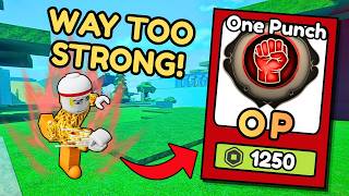 Using OP ONE PUNCH in Roblox Ability Arena! screenshot 5