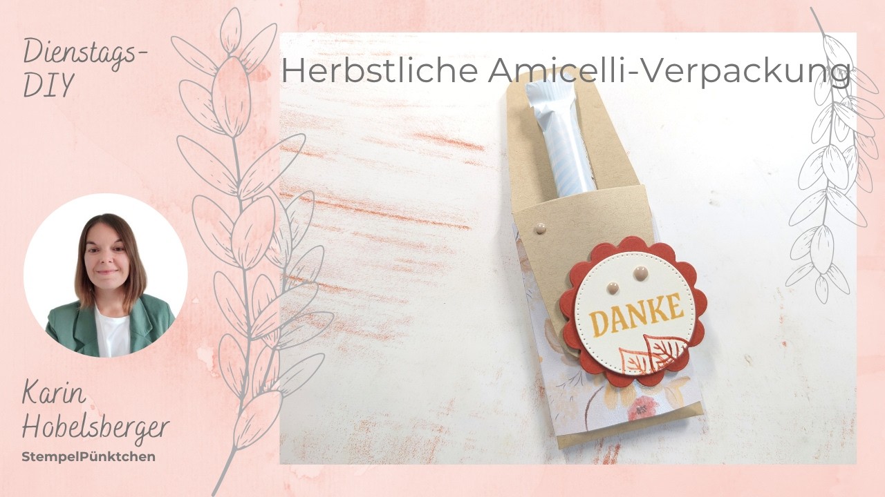 Anleitung Herbstliche Amicelli-Verpackung