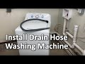 How To Install Drain Hose On A Washing Machine The DIY Guide Ep 236 How To Install Drain Hose On A Washing Machine The DIY Guide Ep 236