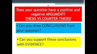 Question EPQ