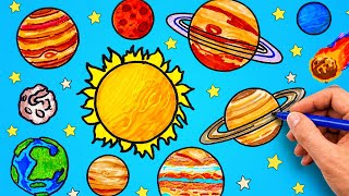 space adventure planets solar system fun