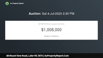 88 Mount View Road, Lalor VIC 3075 | AuPropertyReport.Com