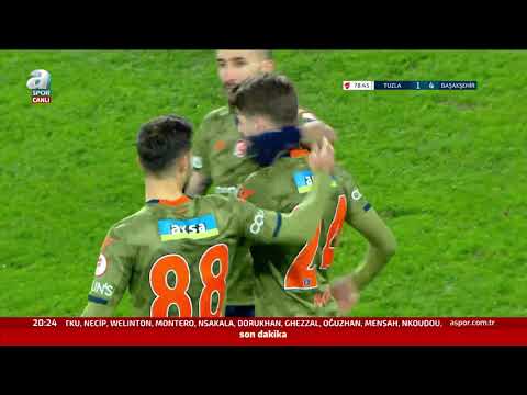 Tuzlaspor 1 - 4 Başakşehir (Başakşehir'in 4. Golü - Ravil Tagir)