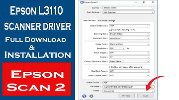 Epson L3110 scanner driver download and full installation | Epson scan 2 @OurBestSolution