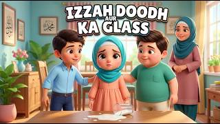 **Izzah Aur Doodh Ka Glass | Sach Bolna Seekho | Islamic Story for Kids | Kids Islamic TV 🌸🥛**
