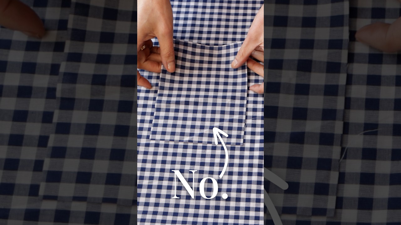 Bias Cutting Trick for Check and Stripe Patterns
