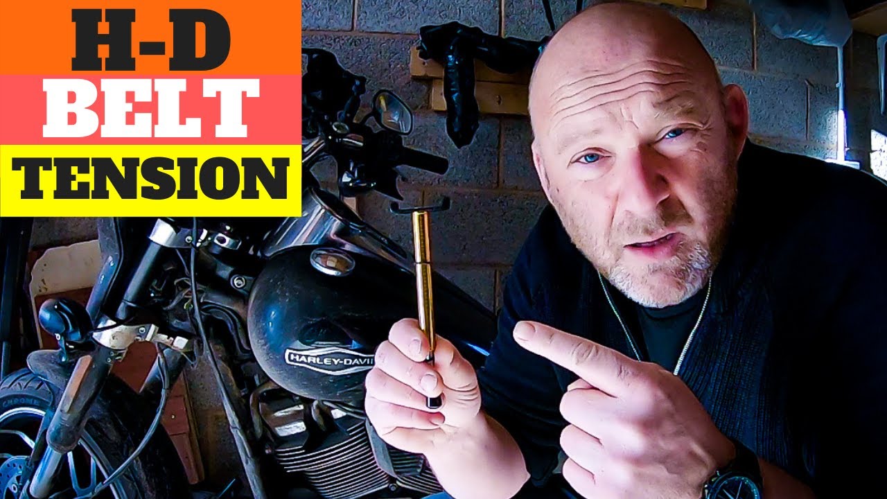 Harley Davidson Things To Look For M8 Softails Belt Tension YouTube