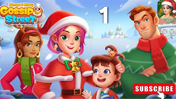 Gossip Street Merge & Makover - Level:1 to 4 Walkthrough Gameplay#games