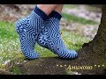Носочки море Эгейское -- Amimon Maritime Socks by Olya Amimono