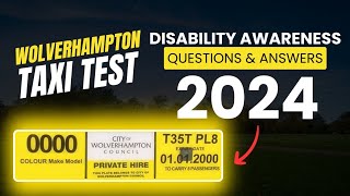 Key Questions Wolverhampton Taxi Test 2024, Disability Awareness