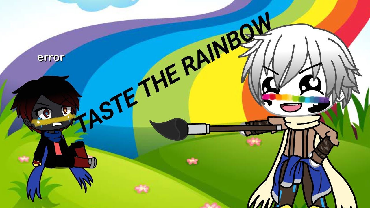 Taste the rainbow meme ink sans gacha life - YouTube