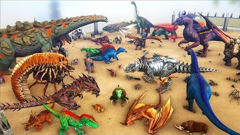 BATTLE ROYALE | ALL ARK CREATURES🦖